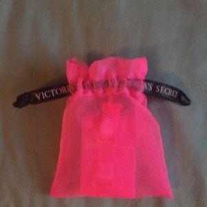VS Hot pink bra straps
